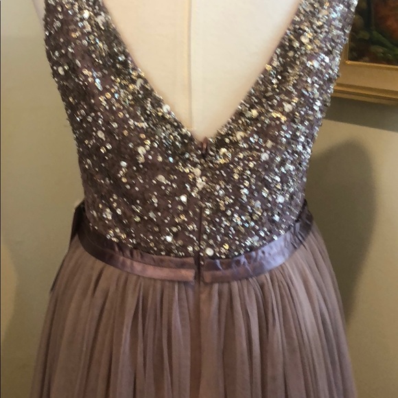 BHLDN Avery Dress Purple Sequin Formal Dress NWT - Picture 8 of 8